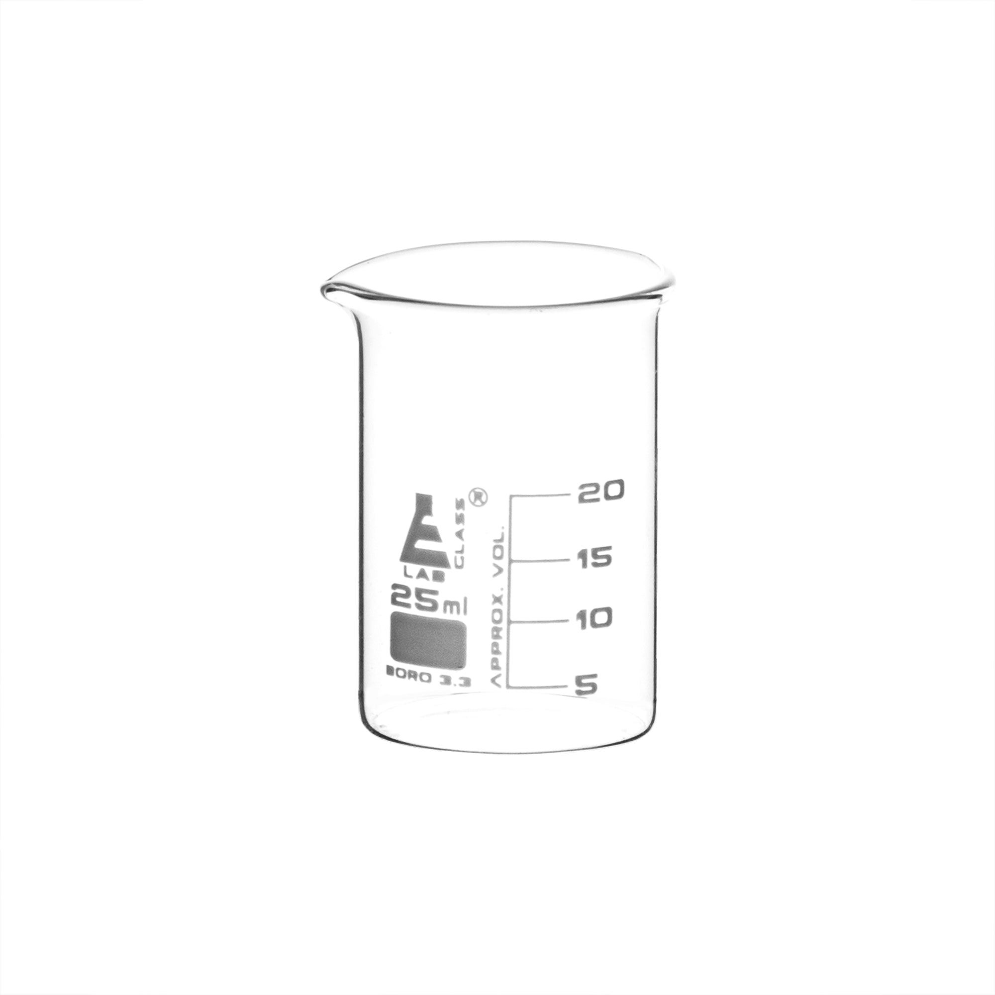 VASO DE PRECIPITADO 25ML FORMA BAJA DE VIDRIO BOROSILICATO EISCO