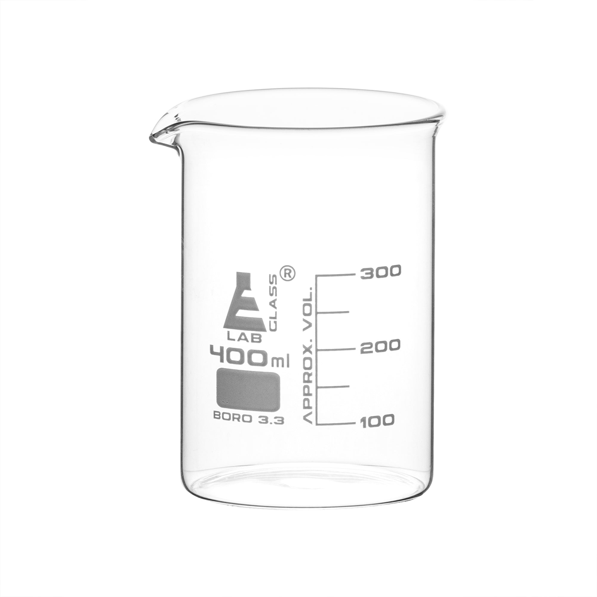 VASO DE PRECIPITADO 400ML FORMA BAJA DE VIDRIO BOROSILICATO EISCO