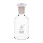 FRASCO PARA REACTIVOS 125ML DE VIDRIO TRANSPARENTE, TAPA DE POLIPROPILENO, BOCA ANGOSTA  EISCO
