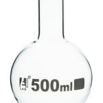 MATRAZ DE EBULLICIÓN 500ML CUELLO ANGOSTO FONDO REDONDO EISCO