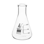 MATRAZ ERLENMEYER 100ML BOCA ANGOSTA VIDRIO BOROSILICATO EISCO