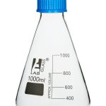 MATRAZ ERLENMEYER 1000ML CON TAPAROSCA, GRADUACIÓN BLANCA EISCO