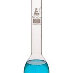 MATRAZ KJELDAHL 300ML DE VIDRIO BOROSILICATO, CUELLO LARGO, FONDO REDONDO EISCO
