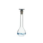 MATRAZ VOLUMÉTRICO (AFORADO) 25ML, CLASE B, TAPÓN DE POLIPROPILENO EISCO