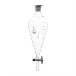 EMBUDO DE SEPARACIÓN 1000ML TIPO SQUIBB, TAPA Y LLAVE DE PLÁSTICO, CON GRADUACIÓN EISCO