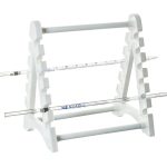 SOPORTE PARA PIPETAS HORIZONTAL DE POLIPROPILENO CON 12 LUGARES EISCO