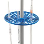 SOPORTE PARA PIPETAS (PORTAPIPETAS) TIPO CARRUSEL CON 94 LUGARES AUTOCLAVABLE RESISTENTE A QUÍMICOS EISCO