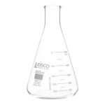 MATRAZ ERLENMEYER 500ML BOCA ANGOSTA, ASTM, DOBLE ESCALA DE VIDRIO BOROSILICATO EISCO
