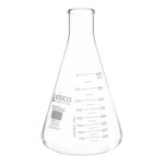 MATRAZ ERLENMEYER 2000ML BOCA ANGOSTA, ASTM, DOBLE ESCALA DE VIDRIO BOROSILICATO EISCO