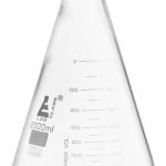 MATRAZ ERLENMEYER 2000ML CON TAPAROSCA, GRADUACIÓN BLANCA EISCO