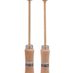 ANILLO DE GRAVESANDE DE LATON CON MANGO DE MADERA EISCO