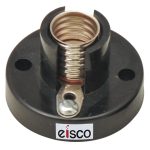 PORTA LÁMPARA (SOCKET) E-10 CON BASE DE PLÁSTICO EISCO
