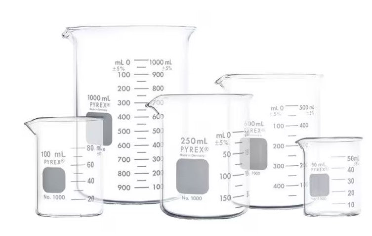 VASO DE PRECIPITADO 50ML, FORMA BAJA, ASTM PYREX