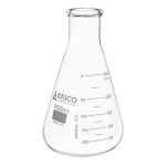 MATRAZ ERLENMEYER 300ML BOCA ANGOSTA, ASTM, DOBLE ESCALA DE VIDRIO BOROSILICATO EISCO