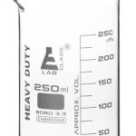 VASO DE PRECIPITADO REFORZADO 250ML DE VIDRIO BOROSILICATO, FORMA BAJA DE USO RUDO  EISCO