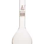 MATRAZ KJELDAHL 800ML DE VIDRIO BOROSILICATO, CUELLO LARGO, FONDO REDONDO JUNTA 24/29 EISCO