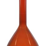 MATRAZ VOLUMÉTRICO (AFORADO) 2000ML AMBAR, CLASE A, TAPÓN DE POLIPROPILENO EISCO