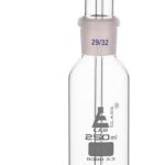 FRASCO DRECHSEL DE 250ML PARA LAVADO DE GASES JUNTA 29/32 VIDRIO DE BOROSILICATO EISCO