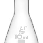 MATRAZ ERLENMEYER 10ML BOCA ANGOSTA VIDRIO BOROSILICATO EISCO