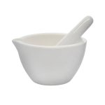 MORTERO CON PISTILO (MANO) 60ML DE PORCELANA DE 80MM DIÁMETRO EISCO