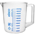 JARRA 2000ML POLIPROPILENO GRADUACIÓN AZUL EISCO