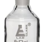 FRASCO PARA REACTIVOS 60ML DE VIDRIO TRANSPARENTE, TAPA DE POLIPROPILENO, BOCA ANGOSTA  EISCO