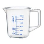 JARRA 600ML POLIPROPILENO GRADUACIÓN AZUL EISCO