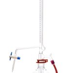 BURETA AUTOMATICA DE 25ML CON LLAVE DE PTFE CLASE A, CERTIFICADO POR LOTES, GRADUACIÓN AZUL EISCO