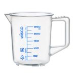 JARRA 250ML POLIPROPILENO GRADUACIÓN AZUL EISCO