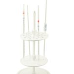 SOPORTE PARA PIPETAS (PORTAPIPETAS) VERTICAL CON 28 LUGARES AUTOCLAVABLE RESISTENTE A QUÍMICOS EISCO