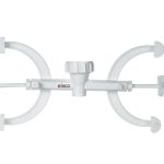 PINZA PARA BURETA DOBLE PLÁSTICO CON ASEGURADOR EISCO