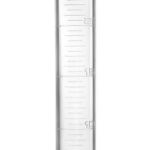 PROBETA 25ML DE POLIPROPILENO, CLASE B, GRADUACIÓN EN RELIEVE, BASE OCTOGONAL EISCO