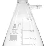 MATRAZ DE FILTRACIÓN (KITAZATO) 500ML CON JUNTA 24/29 GRADUACIÓN BLANCA EISCO