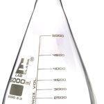 MATRAZ ERLENMEYER 5000ML BOCA ANGOSTA VIDRIO BOROSILICATO EISCO