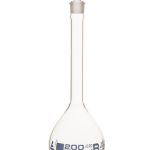 MATRAZ VOLUMÉTRICO (AFORADO) 200ML, CLASE B, ASTM TAPÓN PLANO DE VIDRIO EISCO