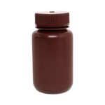 BOTELLA PARA REACTIVOS 60ML BOCA ANCHA PLÁSTICO HDPE AMBAR EISCO