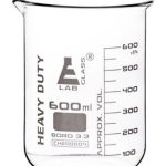 VASO DE PRECIPITADO REFORZADO 600ML DE VIDRIO BOROSILICATO, FORMA BAJA DE USO RUDO  EISCO