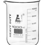VASO DE PRECIPITADO REFORZADO 1000ML DE VIDRIO BOROSILICATO, FORMA BAJA DE USO RUDO  EISCO