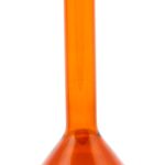 MATRAZ VOLUMÉTRICO (AFORADO) 200ML AMBAR, CLASE A, TAPÓN DE POLIPROPILENO EISCO