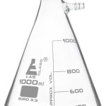 MATRAZ DE FILTRACIÓN (KITAZATO) 1000ML CON JUNTA 24/29 GRADUACIÓN BLANCA EISCO