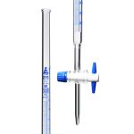BURETA SCHELLBACH DE 25ML CON LLAVE DE PTFE CLASE B, GRADUACIÓN AZUL EISCO