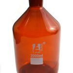 FRASCO PARA REACTIVOS 2000ML DE VIDRIO AMBAR, TAPA DE POLIPROPILENO, BOCA ANGOSTA EISCO