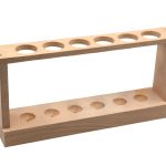 GRADILLA PARA TUBOS DE 15MM CON 6 LUGARES DE MADERA EISCO