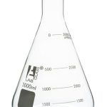 MATRAZ ERLENMEYER 3000ML BOCA ANGOSTA VIDRIO BOROSILICATO EISCO