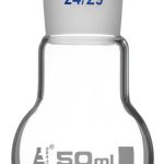 MATRAZ DE EBULLICIÓN 50ML CUELLO ANGOSTO FONDO PLANO JUNTA 24/29 EISCO