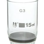 CRISOL GOOCH 15ML DE VIDRIO CON DISCO SINTERIZADO G3 EISCO