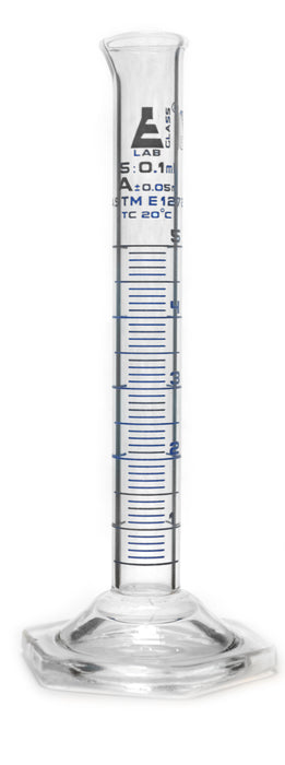 PROBETA DE VIDRIO 5ML CLASE A, ASTM, SERIALIZADA CON CERTIFICADO INDIVIDUAL EISCO