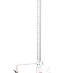 BURETA AUTOMATICA DE 100ML CON LLAVE DE PTFE CLASE A, CERTIFICADO POR LOTES, GRADUACIÓN AZUL EISCO