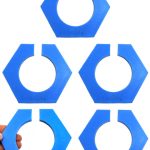 GUARDA (PROTECTOR) HEXAGONAL PARA PROBETAS DE 1000ML EISCO