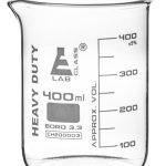 VASO DE PRECIPITADO REFORZADO 400ML DE VIDRIO BOROSILICATO, FORMA BAJA DE USO RUDO  EISCO